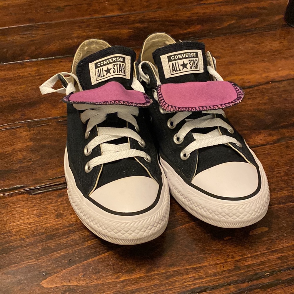 Converse Low Top Double Tongue Size 7